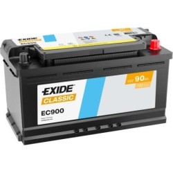 Batería Autobatterie Exide EC900 12V 90Ah 720A para Renault B Van 70 1991